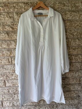 The Sleep Shirt Archive Long Sleeve Cotton Long Sleep Tunic